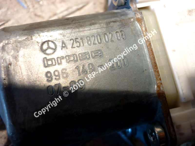 Mercedes W164 Motor Fensterheber hinten rechts BJ2007